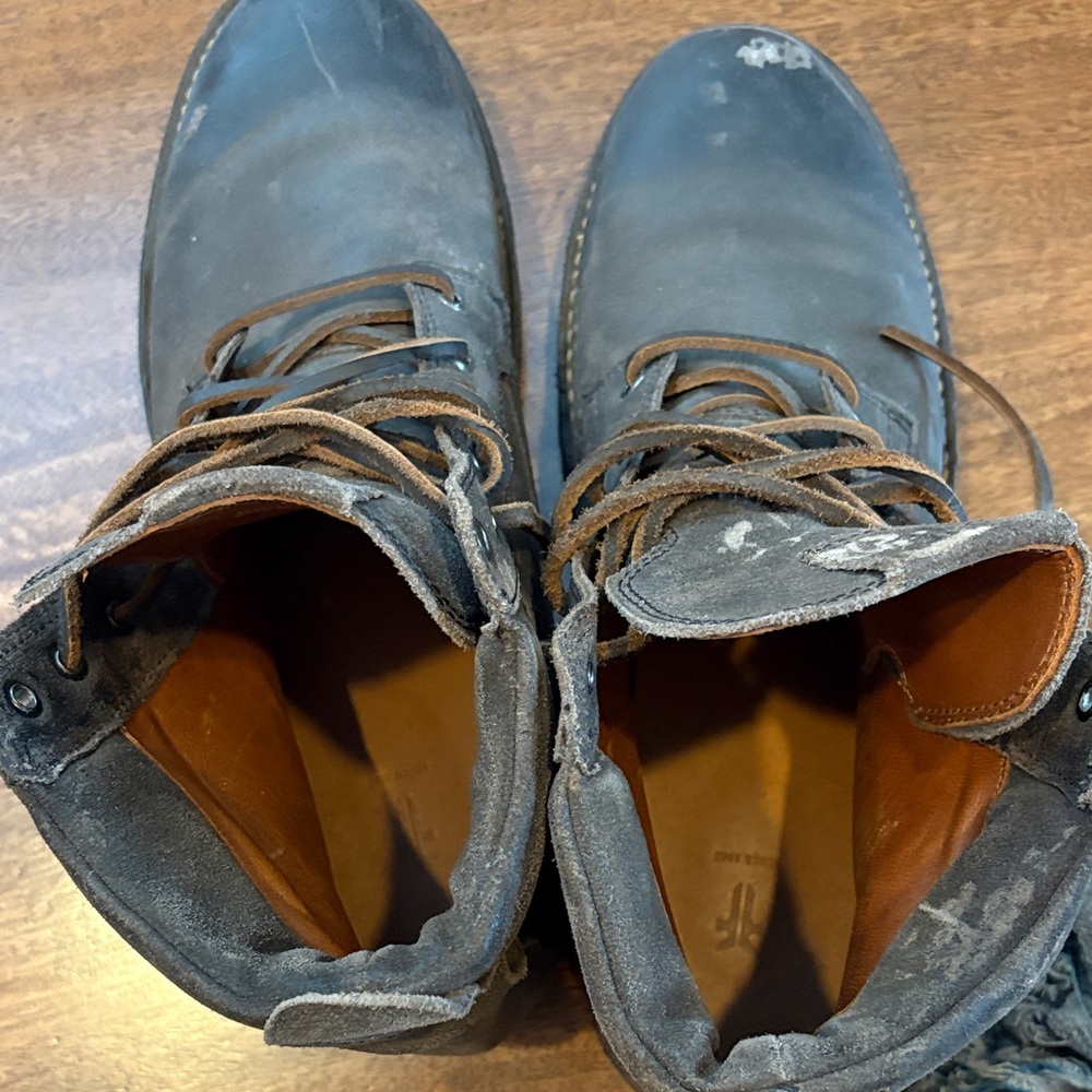 Frye Men's Brown Leather Boots Size 11 - Picture 9 of 9